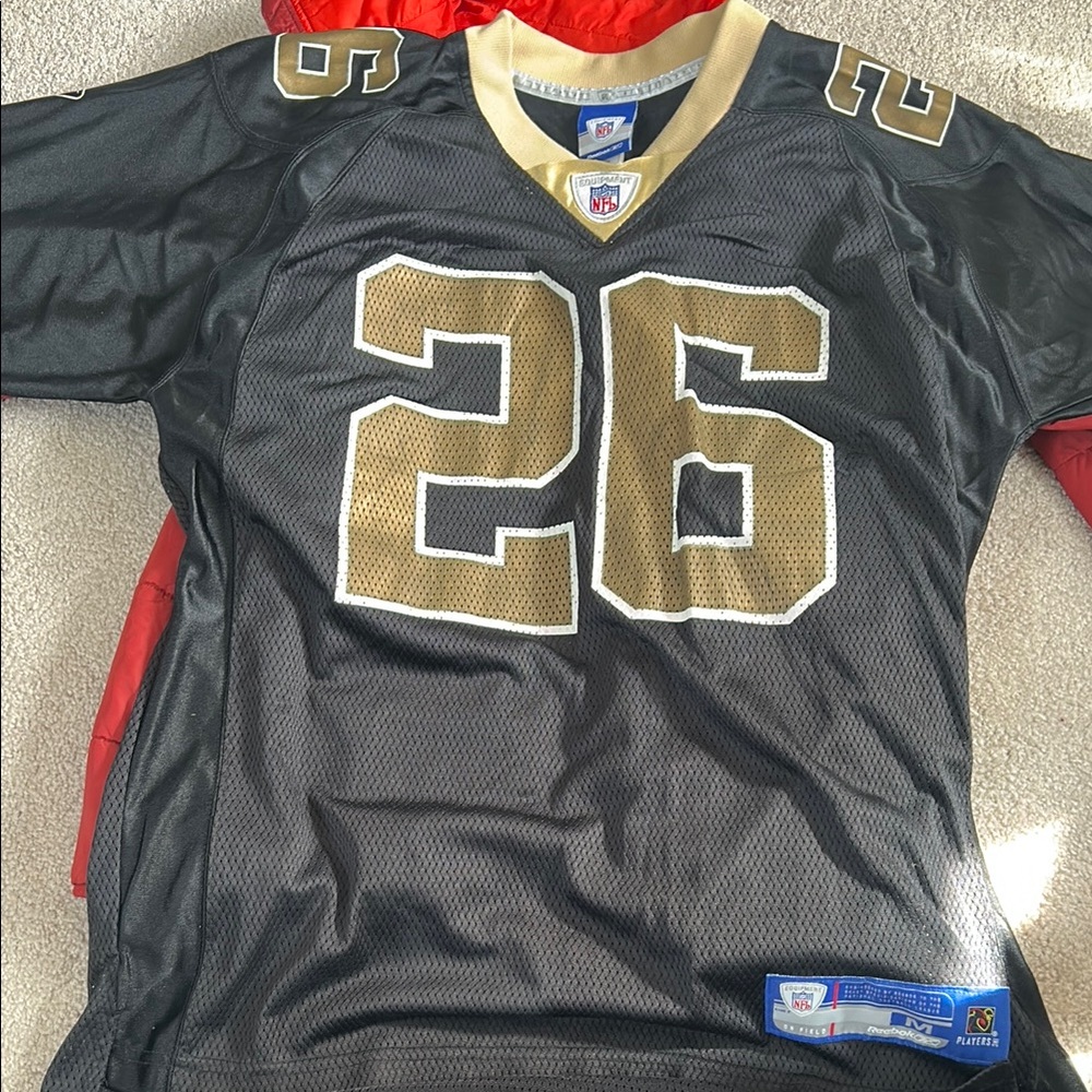 NFL Saints Black and Gold Jersey